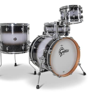 Gretsch Catalina Club Limited Edition Black Silver Duco Sparkle Lacquer 16" image 1