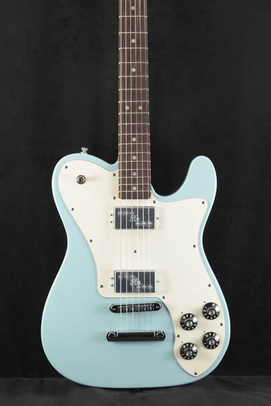 Mint Fender Kingfish Delta Day Telecaster Deluxe Daphne Blue Rosewood Fingerboard