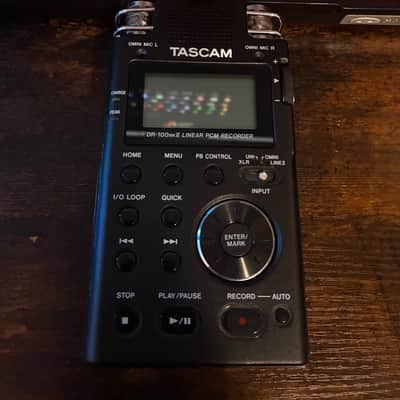 TASCAM DR-100MKII 2-Channel Portable Digital Recorder 2010s - Black image 1