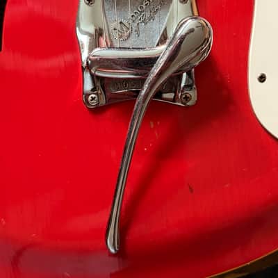 Red Mosrite Combo serial # 10 image 7