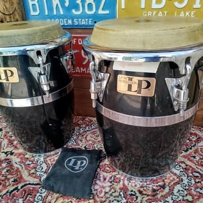 Latin Percussion LP JRX Junior Conga 8"+9", usate. 2000s - Black image 3