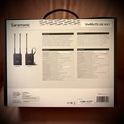 Saramonic UwMic9S Wireless Microphone System Kit 1 (RX +TX) Sealed Unit 3 image 7