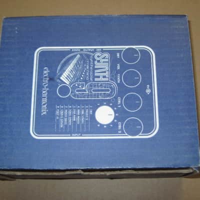 lightly handled Electro Harmonix EMPTY CARDBOARD BOX & original Owner's Instructions & warranty / registration paperwork ONLY for Synth9 Synthesizer Machine pedal (NO: Pedal/Adapter) image 5