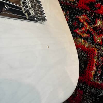 Fender American Deluxe Ash Telecaster 2014 - white blonde, upgrades image 9