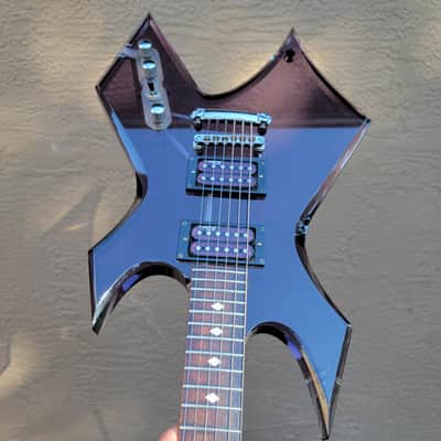 BC Rich Warlock Acrylic Electric Guitar Transparent Purple With BC Rich Gig Bag Excellent Player! image 1