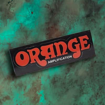 ORANGE AMPLIFICATION HOLOGRAPHIC STICKER SET INSANELY RARE LIMITED EDITION AMPLIFIERS AMP CASE CANDY BUMPER STICKERS DECAL AMPLIFIER FREE SHIPPING! image 3
