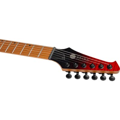 Spira S-450 TRD 450 Series Double Cutaway Roasted Poplar Flamed Maple Top Canadian Roasted Maple Neck 6-String Electric Guitar image 9