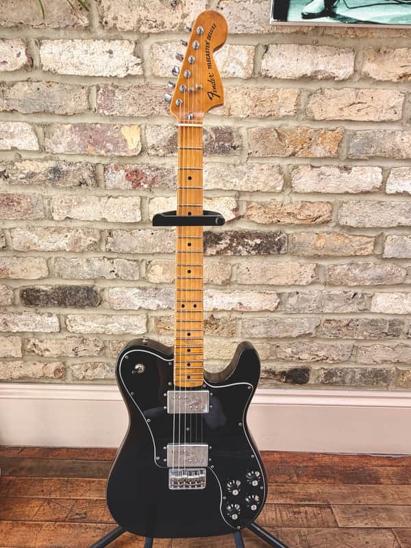 Fender '72 Telecaster Deluxe (Mexico) - Black - Refinished Worn Nitrocellulose Relic image 1