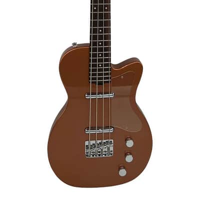 Silvertone 1444 Classic Series Short Scale Bass - Copper Metallic - Open Box image 1