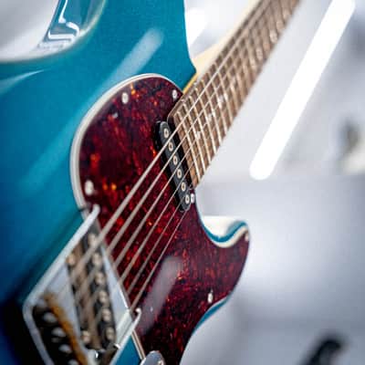 G&L Tribute ASAT Classic Emerald Blue RW image 4