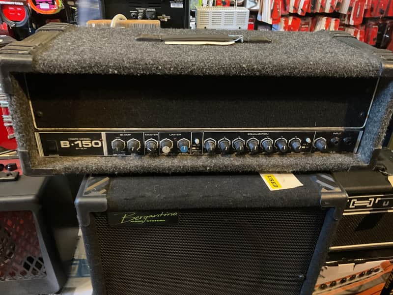 Crate B150 , 150 Watt solid state bass amplifier head image 1
