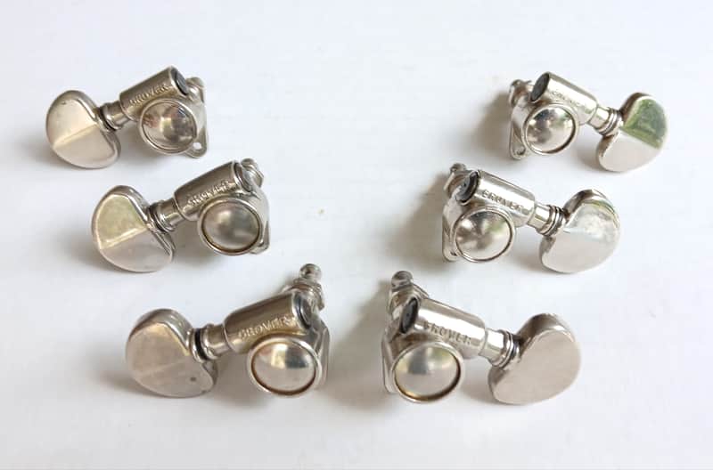 1970's Grover USA Milk Bottle Nickel Rotomatic Guitar Tuners Gibson Les Paul SG image 1