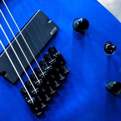 Jackson X Series Soloist Arch Top SLAT7 MS Metallic Blue Electric Guitar w/Bag image 8