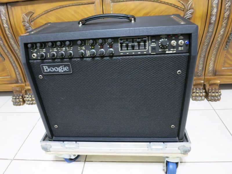 Mesa Boogie Mark IV-B 06/2003 Black Taurus Jute Grill 85 Watts Pristine in ATA Case image 1