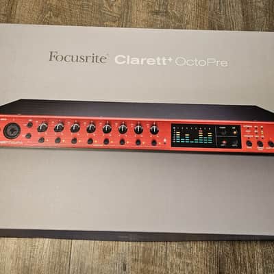 Focusrite Clarett+ OctoPre 8-Channel Microphone Preamp with ADAT I/O 2022 - Present - Red image 2