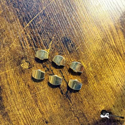 Metal Tuner Buttons- Set of 6 *USED* (2000s - Gold) image 2