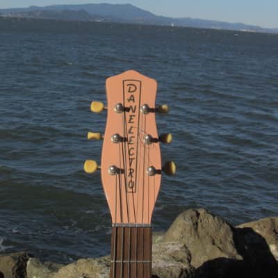 Danelectro DC59 90's Salmon Pink image 7