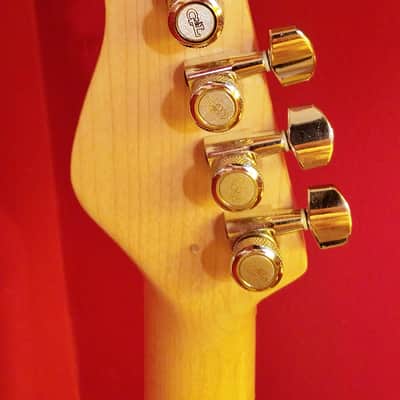 G&L Asat Classic - Red Translucent Electric Guitar with JBE Danny Gatton Pickups-G&L Locking Tuners image 6