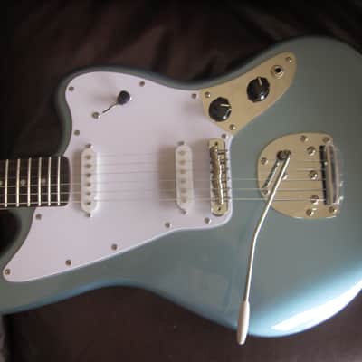 Fender Squier Limited Edition Affinity Series Jaguar Electric Guitar Ice Blue Metallic image 2