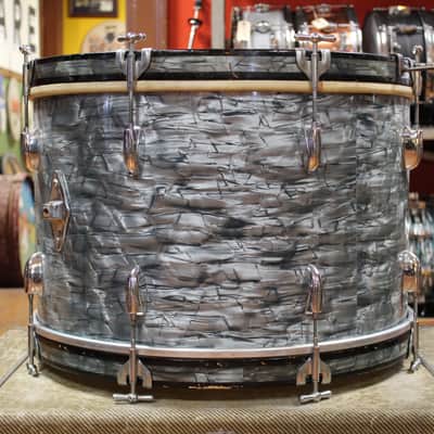 1950s Gretsch Broadkaster Outfit in Midnight Blue Pearl 14x22 9x13 16x16 image 6