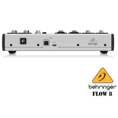 Behringer FLOW 8 8-Input Digital Mixer with Bluetooth Audio 2 FX Processors and USB/Audio Interface image 4
