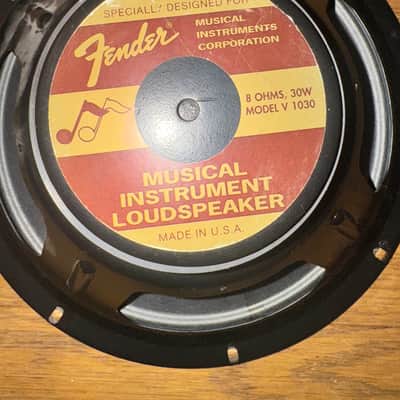 Fender - Model V 1030 10" 8ohm 30W - Guitar Amplifier Speaker - USED image 3