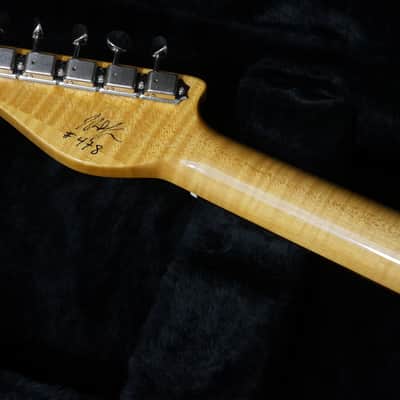 Knaggs Guitars Choptank Hollowbody in Lemon Cherry Burst with 15th Ann Navajo Sun Package image 13