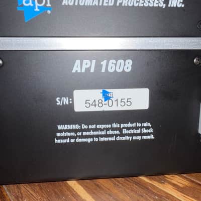 API 1608 16-Channel 8-Bus Recording Console (Loaded, 12x 550A / 2x 550B 4x 560) 2010s - Black image 4