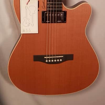 Godin A6 Ultra Natural SG Chambered-Body Electric Acoustic Guitar with gig bag Model # 032293F SF/B-stock (Restrung and set up for optimal playability) image 4