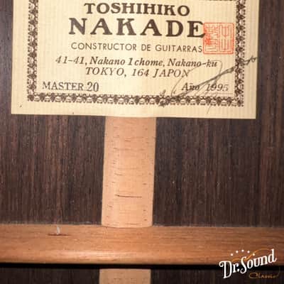 Nakade Toshihiko Master20 Spruce/Rosewood (Doctor Sound Stock Item) 1995 image 8