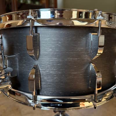 Jenkins-Martin 6.5x14 Fiberglass Snare Drum Solid Shell Black Finish Fibreglass Snare image 5