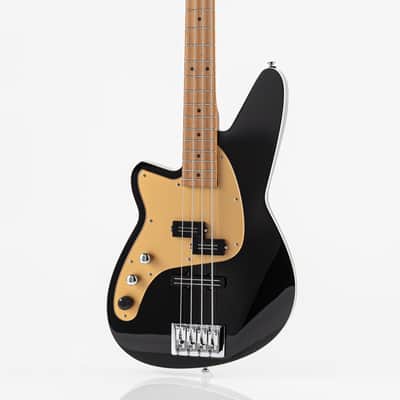 Reverend Decision P Bass Left Handed - Midnight Black image 1