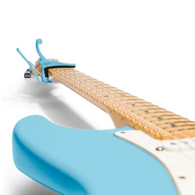 Fender x Kyser Quick-Change Electric Guitar Capo – Daphne Blue image 1