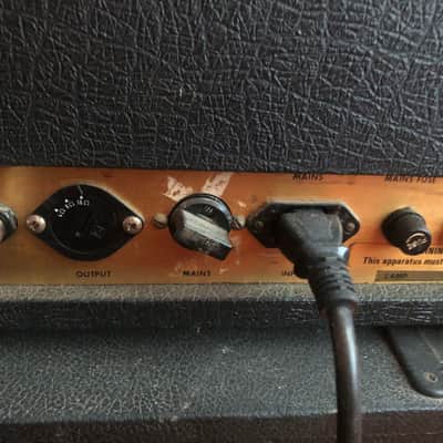 Marshall JMP 2203 Mk 2 Master Model 100w Lead Head and 4x12 Cabinet 70's image 4