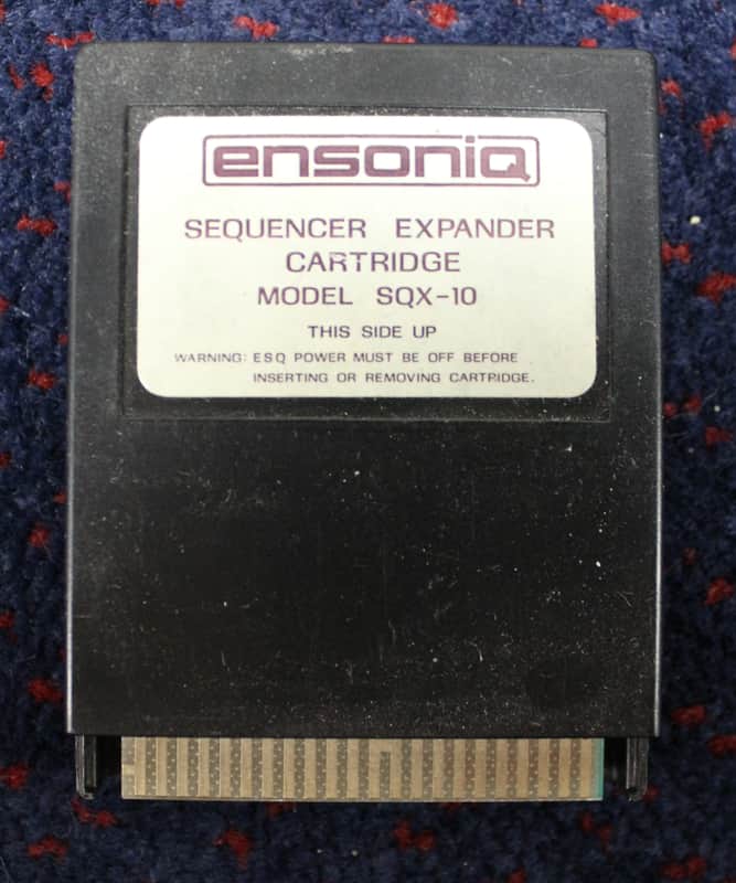Ensoniq Sequencer Expander Cartridge Model SQX-10 for ESQ-1 image 1