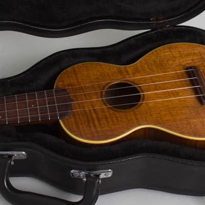 C. F. Martin Style 2-K Soprano Ukulele, c. 1925, black tolex hard shell case. image 13