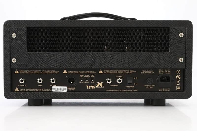 Friedman WW-20 "Wildwood 20" 2-Channel 20-Watt Guitar Amp Head image 2