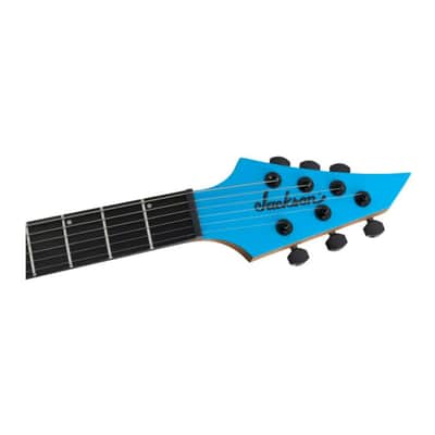 Jackson Pro Plus Series Signature Misha Mansoor Juggernaut ET6 6-String Right-Handed Electric Guitar with Poplar Body, Maple Neck, and Ebony Fingerboard (Riviera Blue) image 5