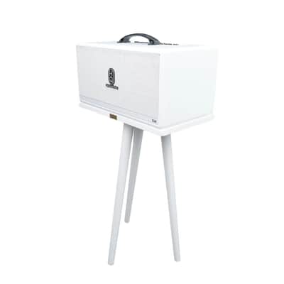 Portable Speaker Tripod for S26 – MDF Construction–White image 2