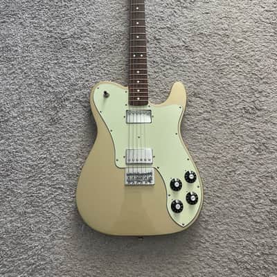 Fender Chris Shiflett Telecaster Deluxe 2016 MIM Shoreline Gold Tele Guitar image 1