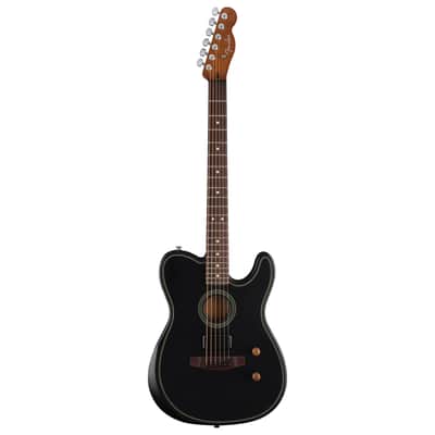 Fender Acoustasonic Standard Telecaster - Black image 2