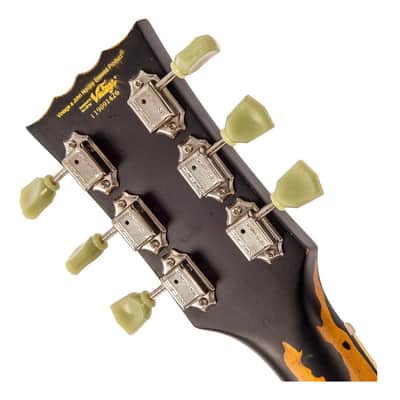 Vintage Icon Series V100 Distressed Two Color - Black over Sunburst image 5