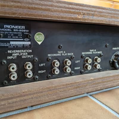 Vintage 1970s Pioneer SR-202W Reverberation Amplifier image 7