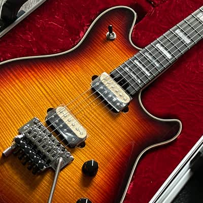 2020 EVH Wolfgang USA 5A Flametop Block Inlays Ebony Fretboard image 8