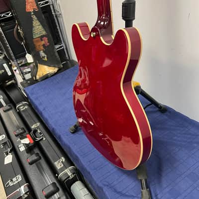 Used Peavey JF-1 Hollowbody Electric Guitar Transparent Red image 24