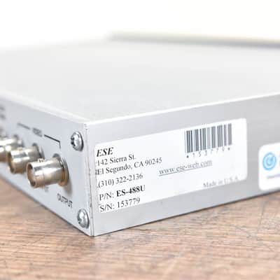 ESE ES-488U SMPTE / EBU Time Code Reader, Generator, and Video Inserter CG00XUT image 9