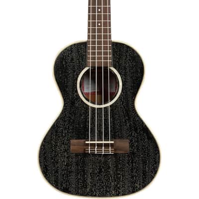 Kala KA-SDH-T All Solid Salt & Pepper Doghair Mahogany Tenor Ukulele image 1