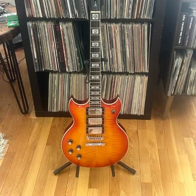 Woodrite Matt Pike Signature Warlord Left-Handed - Signed Crimson Burst - Signed by Matt Pike image 1