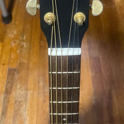 Yamaha F335-BL Dreadnought Acoustic Guitar 2010s - Black image 2