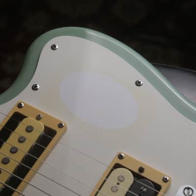 1999-2002 Fender Japan Offset Hybrid w/ JG66 Jaguar Neck / HH / Tune-O-Matic - Sonic Blue image 15